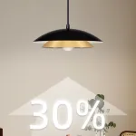 Серия светодиодных подвесных светильников с двойным купольным плафоном и линзированным источником света TERRY D28 от ImperiumLoft