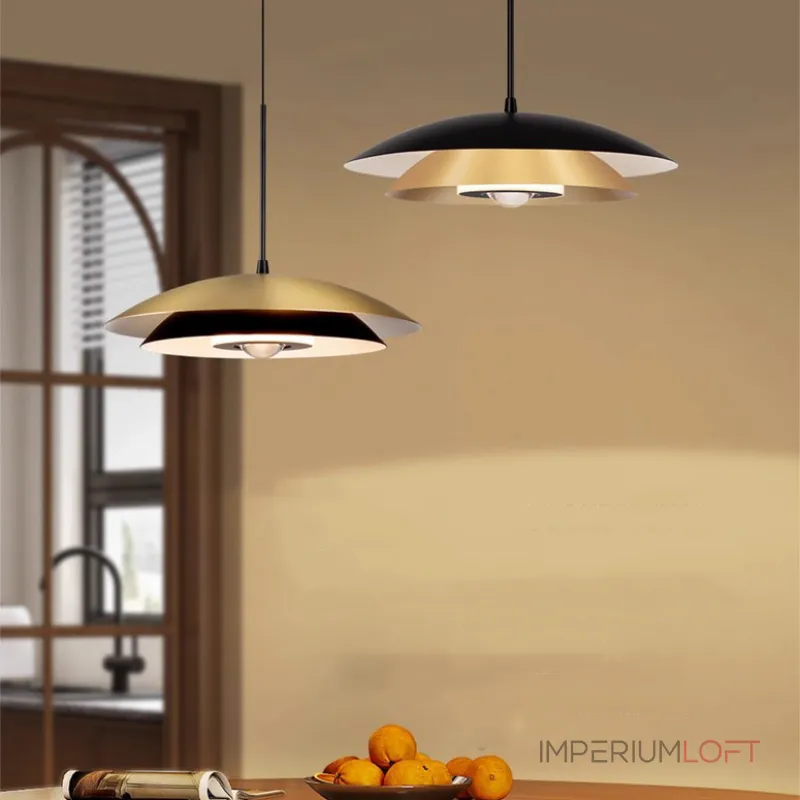 Серия светодиодных подвесных светильников с двойным купольным плафоном и линзированным источником света TERRY D28 от ImperiumLoft