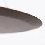 Серия светодиодных подвесных светильников с «холмистым» рельефом на корпусе из высококачественной древесины VILLEM D30 Dark Brown от ImperiumLoft