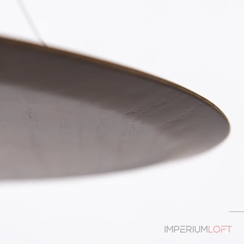 Серия светодиодных подвесных светильников с «холмистым» рельефом на корпусе из высококачественной древесины VILLEM D30 Dark Brown от ImperiumLoft