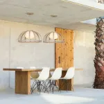 Серия подвесных светильников с купольным абажуром металлических полос SCIRT D20 от ImperiumLoft