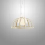Серия подвесных светильников с купольным абажуром металлических полос SCIRT D20 от ImperiumLoft