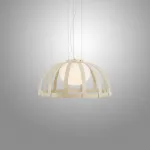 Серия подвесных светильников с купольным абажуром металлических полос SCIRT D50 от ImperiumLoft