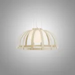 Серия подвесных светильников с купольным абажуром металлических полос SCIRT D60 от ImperiumLoft