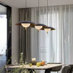 Серия светодиодных подвесных светильников с купольным плафоном и прозрачным рассеивателем с эффектом льда BOGE от ImperiumLoft