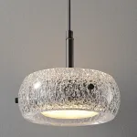 Светодиодный светильник с прозрачным фактурным плафоном и двунаправленным светом EILERT от ImperiumLoft