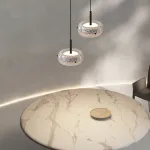 Светодиодный светильник с прозрачным фактурным плафоном и двунаправленным светом EILERT от ImperiumLoft