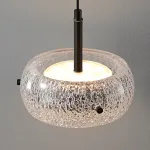 Светодиодный светильник с прозрачным фактурным плафоном и двунаправленным светом EILERT от ImperiumLoft