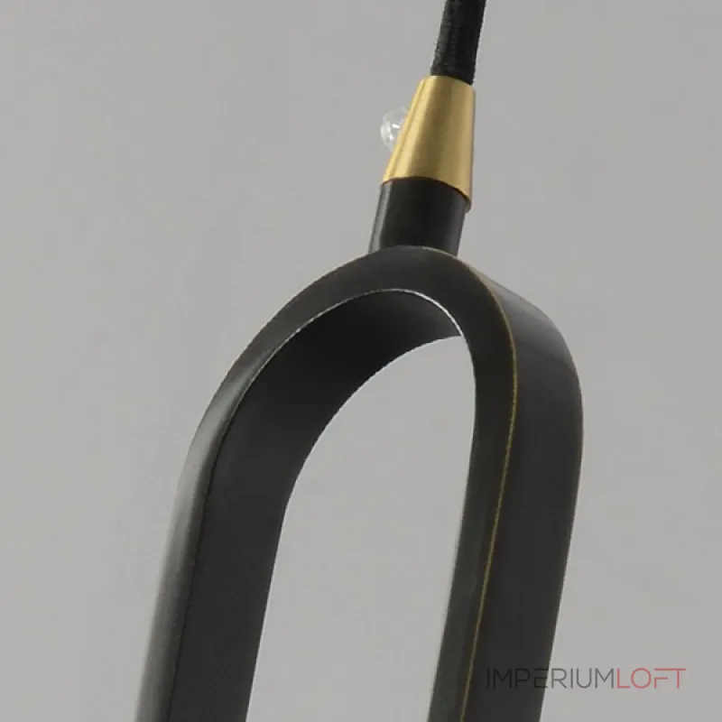 Серия подвесных светильников из черненой латуни с шарообразным мраморным плафоном VITAL MARBLE D15 от ImperiumLoft