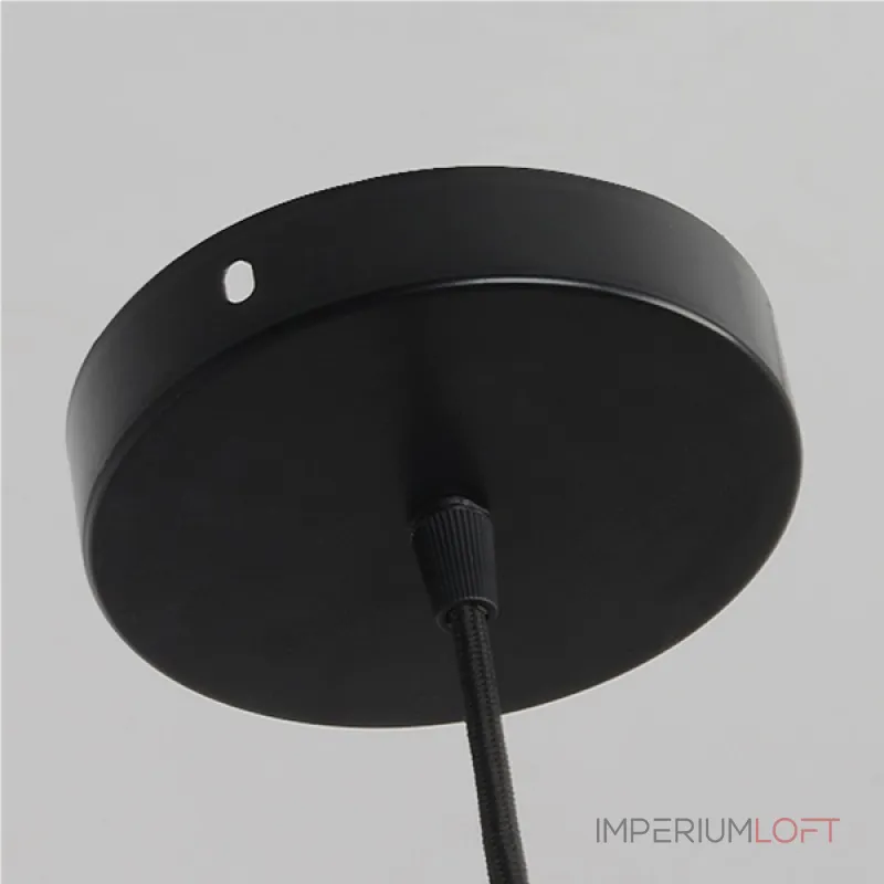 Серия подвесных светильников из черненой латуни с шарообразным мраморным плафоном VITAL MARBLE D15 от ImperiumLoft