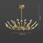 Люстра на штанге GLORIOLE UP А D80