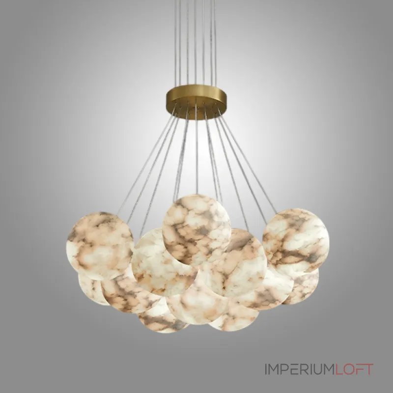 Подвесная люстра LILLIS BALL MARBLE A D50 L13 Marble Подвесная люстра LILLIS BALL MARBLE A D50 L13 Marble