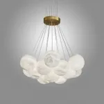 Подвесная люстра LILLIS BALL MARBLE A D50 L13 Cloud Marble