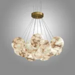 Подвесная люстра LILLIS BALL MARBLE B D60 L13 Marble