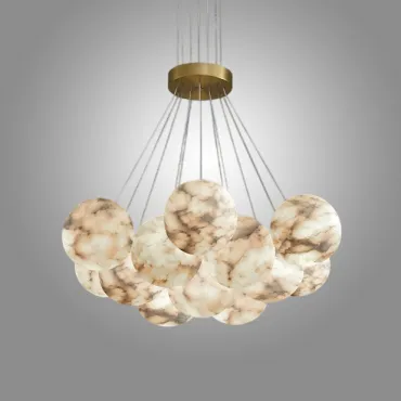 Подвесная люстра LILLIS BALL MARBLE B D60 L13 Marble