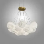 Подвесная люстра LILLIS BALL MARBLE B D60 L13 Cloud Marble