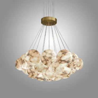 Подвесная люстра LILLIS BALL MARBLE A D65 L19 Marble