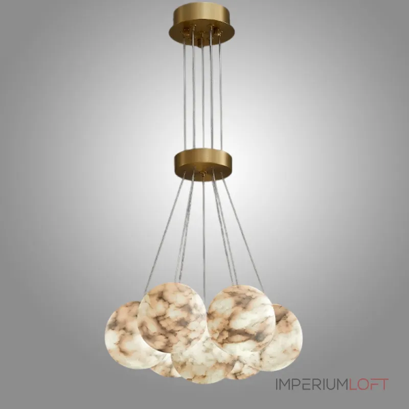 Подвесная люстра LILLIS BALL MARBLE A D40 L7 Marble Подвесная люстра LILLIS BALL MARBLE A D40 L7 Marble