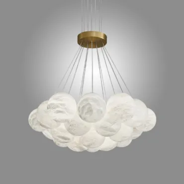 Подвесная люстра LILLIS BALL MARBLE A D65 L19 Cloud Marble