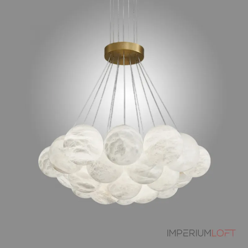 Подвесная люстра LILLIS BALL MARBLE A D65 L19 Cloud Marble Подвесная люстра LILLIS BALL MARBLE A D65 L19 Cloud Marble