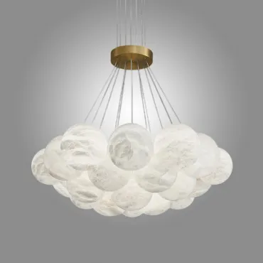 Подвесная люстра LILLIS BALL MARBLE B D75 L19 Cloud Marble Подвесная люстра LILLIS BALL MARBLE B D75 L19 Cloud Marble