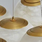 Подвесная люстра LILLIS BALL MARBLE B D75 L19 Cloud Marble