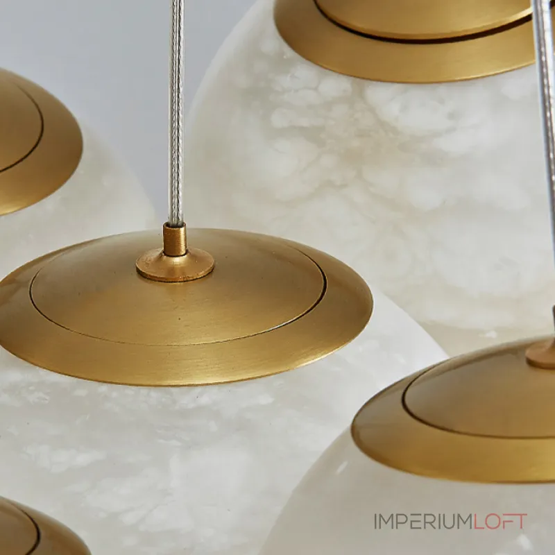 Подвесная люстра LILLIS BALL MARBLE B D75 L19 Cloud Marble