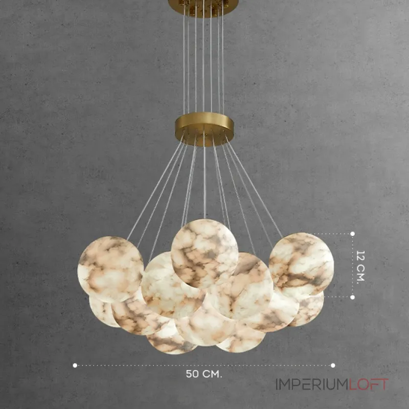 Подвесная люстра LILLIS BALL MARBLE A D50 L13 Marble Подвесная люстра LILLIS BALL MARBLE A D50 L13 Marble