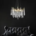 Подвесная люстра DEWDROPS D46 Gold