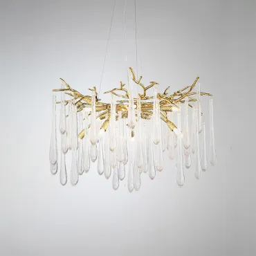 Подвесная люстра DEWDROPS D76 Gold