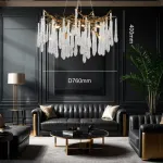 Подвесная люстра DEWDROPS D46 Gold