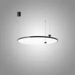 Серия светодиодных люстр с креплением в форме конуса на кольцевом корпусе из черненой латуни NORDEN B D40 от ImperiumLoft