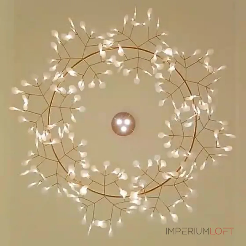 Светодиодная люстра на кольцевом каркасе LEAVES R D160 3000К от ImperiumLoft