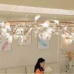 Светодиодная люстра на кольцевом каркасе LEAVES R D160 3000К от ImperiumLoft