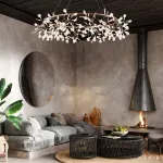 Светодиодная люстра на кольцевом каркасе LEAVES R D160 3000К от ImperiumLoft