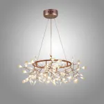 Светодиодная люстра на кольцевом каркасе LEAVES R D98 от ImperiumLoft