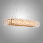 Реечный светильник с рассеивателями в виде стилизованных цветочных лепестков с LED подсветкой PETALS LONG от ImperiumLoft