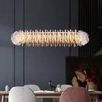 Реечный светильник с рассеивателями в виде стилизованных цветочных лепестков с LED подсветкой PETALS LONG от ImperiumLoft