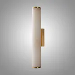 Серия настенных светодиодных светильников с цилиндрическим корпусом из натурального испанского мрамора SAULO H60 от ImperiumLoft
