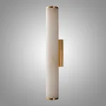 Серия настенных светодиодных светильников с цилиндрическим корпусом из натурального испанского мрамора SAULO H80 от ImperiumLoft