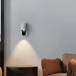 Минималистичный настенный светильник с поворотным плафоном и выключателем на корпусе BENKA 3000К от ImperiumLoft