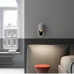 Минималистичный настенный светильник с поворотным плафоном и выключателем на корпусе BENKA 3000К от ImperiumLoft