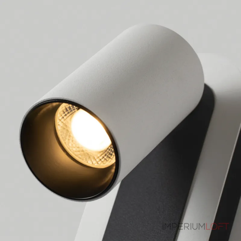 Минималистичный настенный светильник с поворотным плафоном и выключателем на корпусе BENKA 3000К от ImperiumLoft