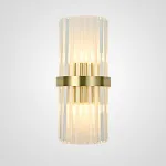 Бра Odeon Clear Glass Gold metal Wall Lamp от ImperiumLoft