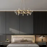 Серия кольцевых светодиодных люстр с рассеивателями из хрустальных кристаллов GLORIOLE RING A D115 от ImperiumLoft