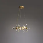 Серия кольцевых светодиодных люстр с рассеивателями из хрустальных кристаллов GLORIOLE RING A D55 от ImperiumLoft