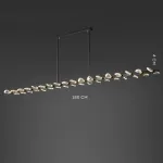 Серия светодиодных люстр с двусторонним расположением источников света в виде хрустальных кристаллов GLORIOLE LINE L180 от ImperiumLoft