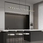 Серия светодиодных люстр с двусторонним расположением источников света в виде хрустальных кристаллов GLORIOLE LINE L100 от ImperiumLoft