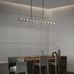 Серия светодиодных люстр с двусторонним расположением источников света в виде хрустальных кристаллов GLORIOLE LINE L100 от ImperiumLoft