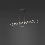 Серия светодиодных люстр с двусторонним расположением источников света в виде хрустальных кристаллов GLORIOLE LINE L100 от ImperiumLoft